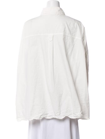 The Frankie Shop Long Sleeve Button-Up Top