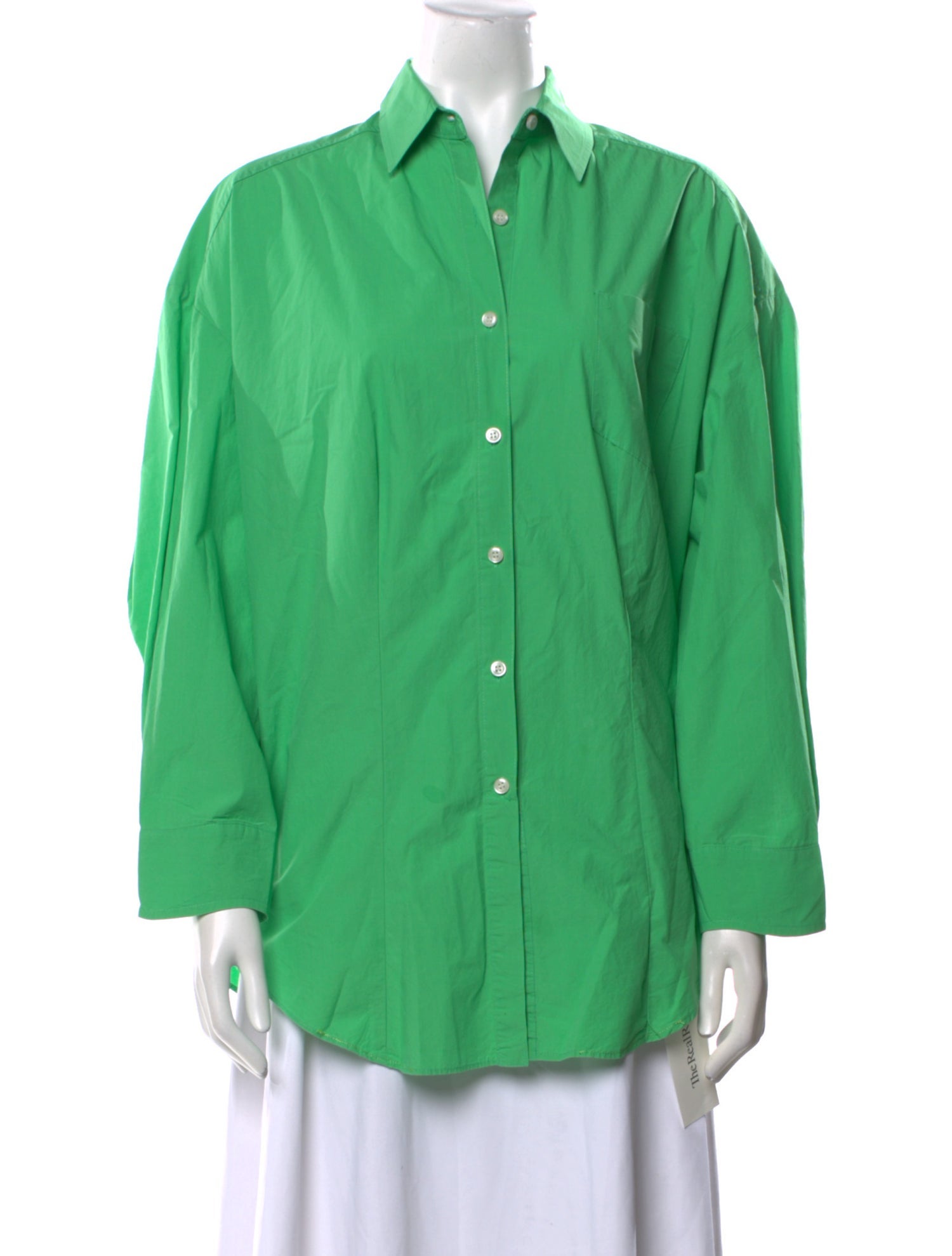 The Frankie Shop Long Sleeve Button-Up Top