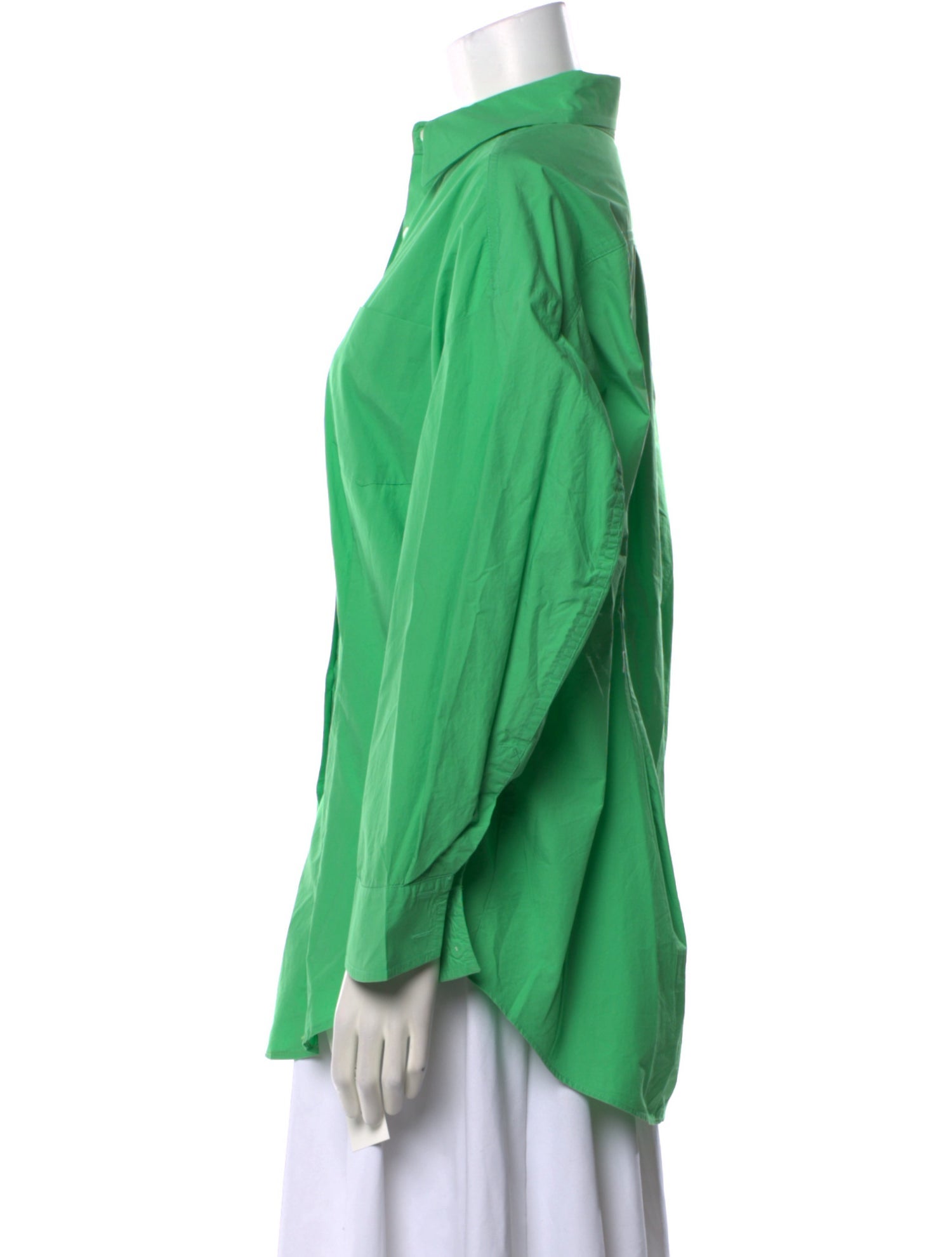 The Frankie Shop Long Sleeve Button-Up Top