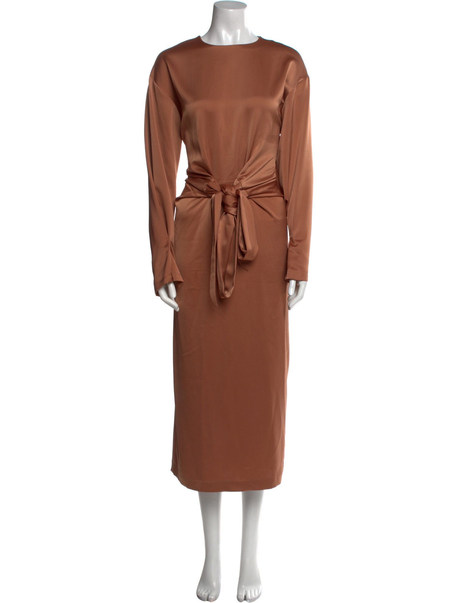 The Frankie Shop Bateau Neckline Long Dress