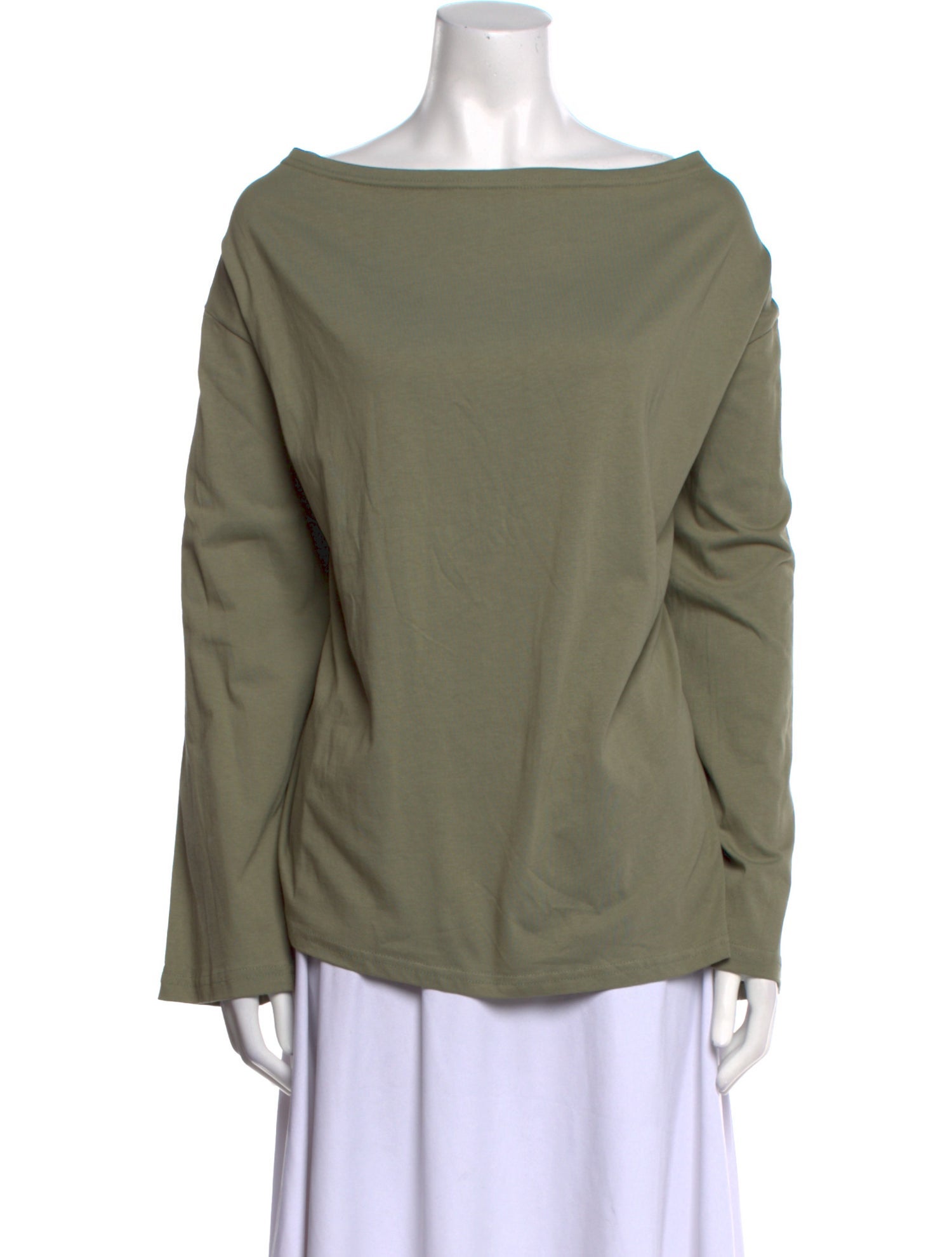 The Frankie Shop Bateau Neckline Long Sleeve Sweatshirt w/ Tags