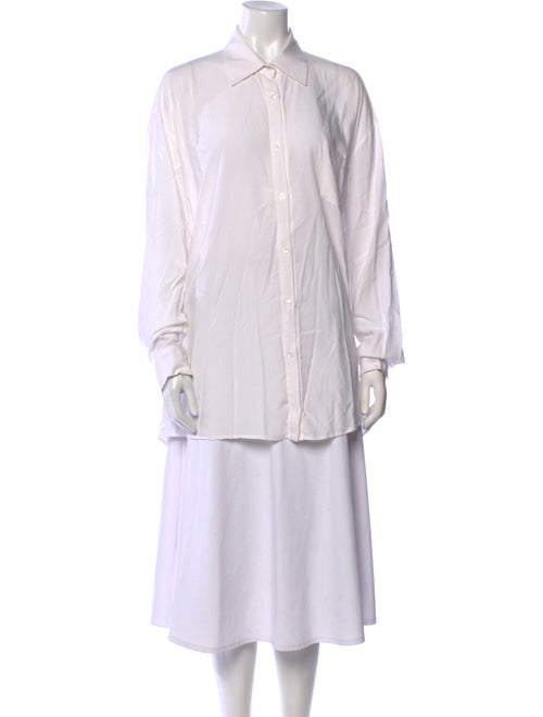 The Frankie Shop Long Sleeve Button-Up Top