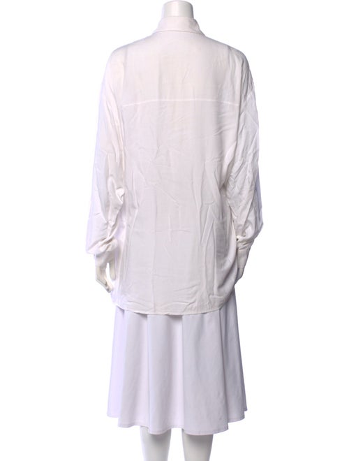 The Frankie Shop Long Sleeve Button-Up Top