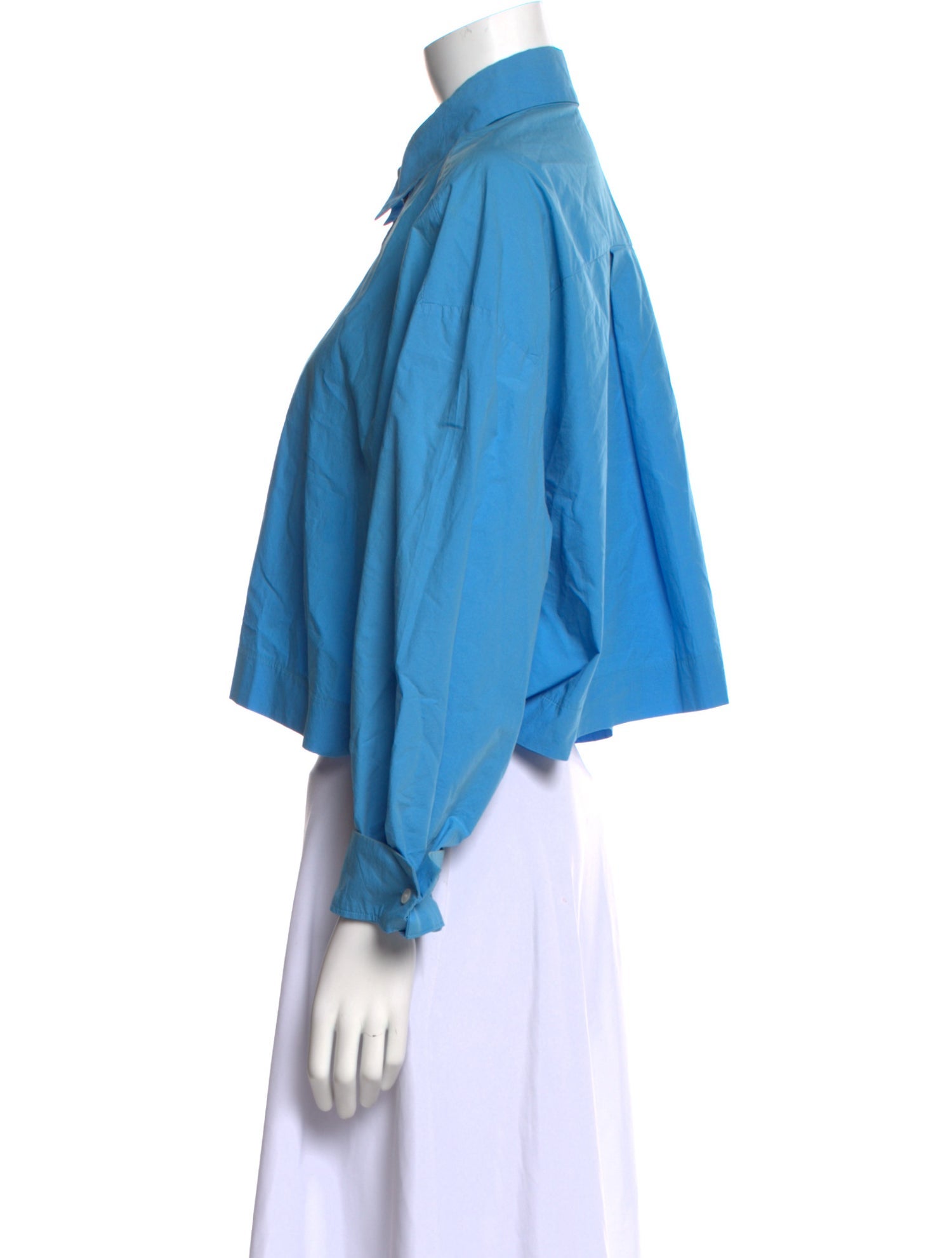 The Frankie Shop Long Sleeve Crop Top