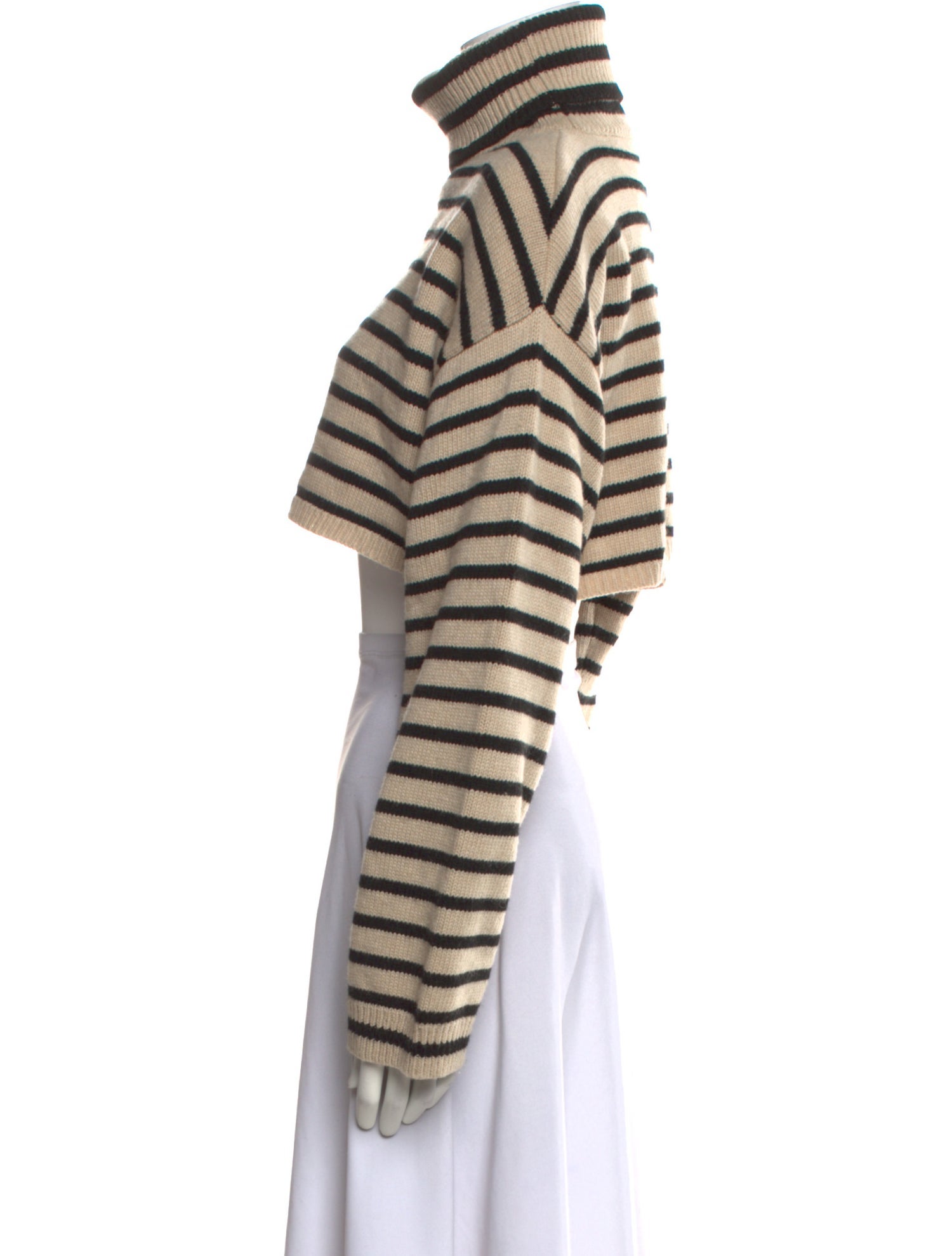 The Frankie Shop Striped Turtleneck Sweater