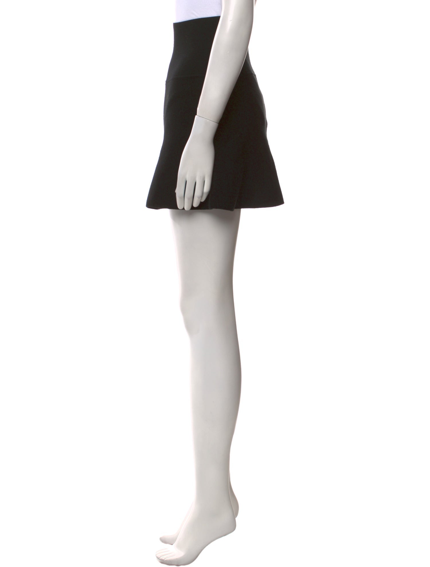 The Frankie Shop Pleated Accents Mini Skirt