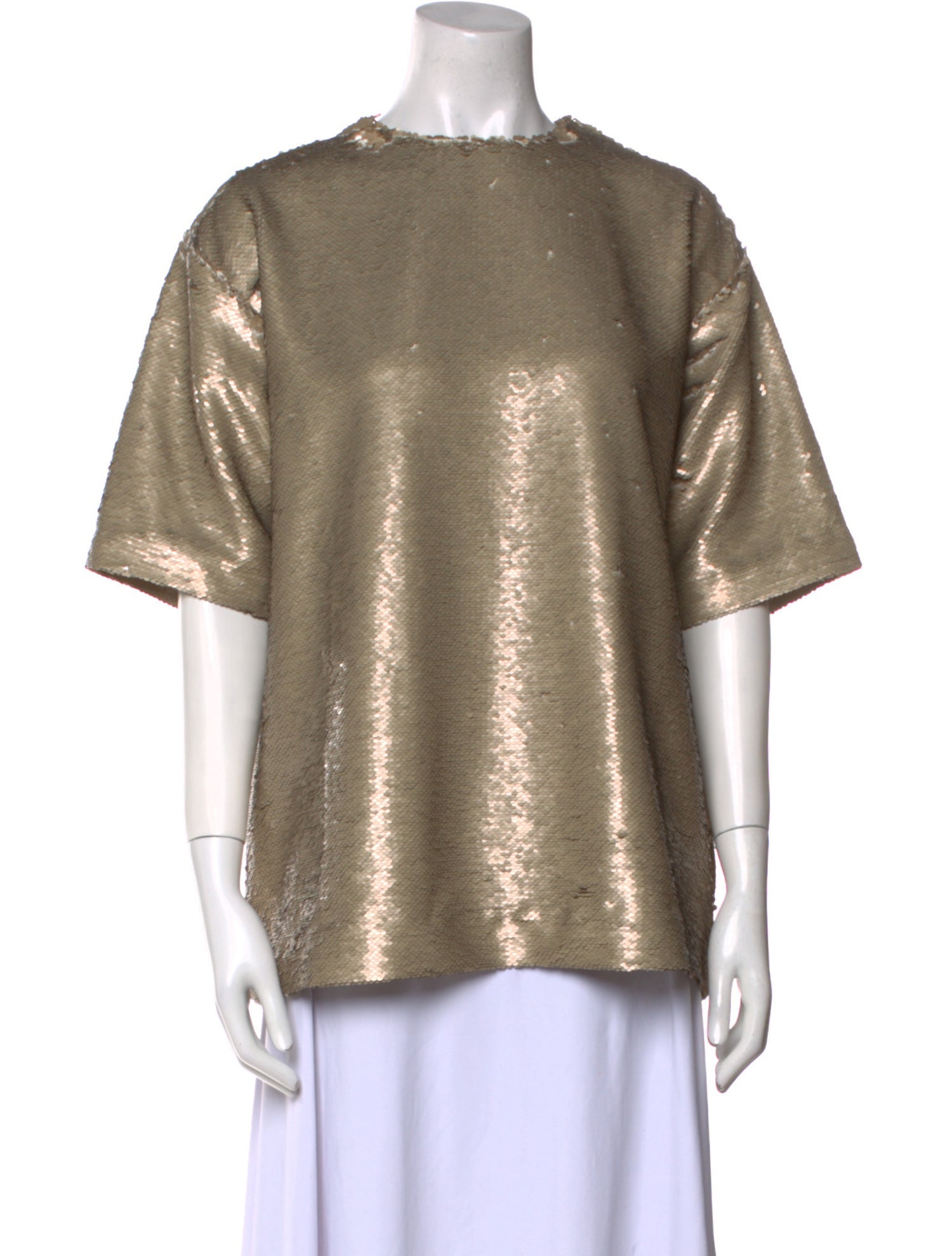 The Frankie Shop Scoop Neck Short Sleeve T-Shirt w/ Tags