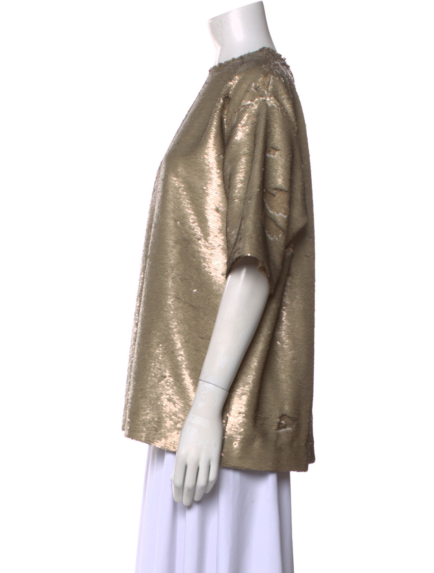 The Frankie Shop Scoop Neck Short Sleeve T-Shirt w/ Tags