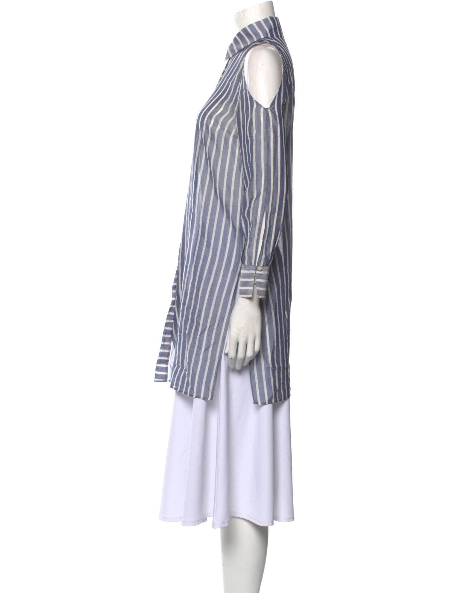 The Frankie Shop Striped Long Sleeve Tunic