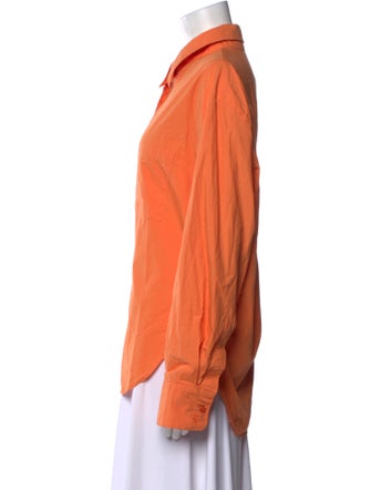 The Frankie Shop Long Sleeve Button-Up Top