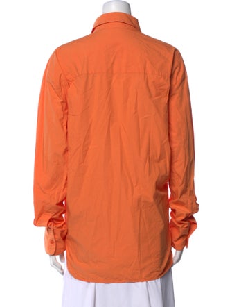 The Frankie Shop Long Sleeve Button-Up Top