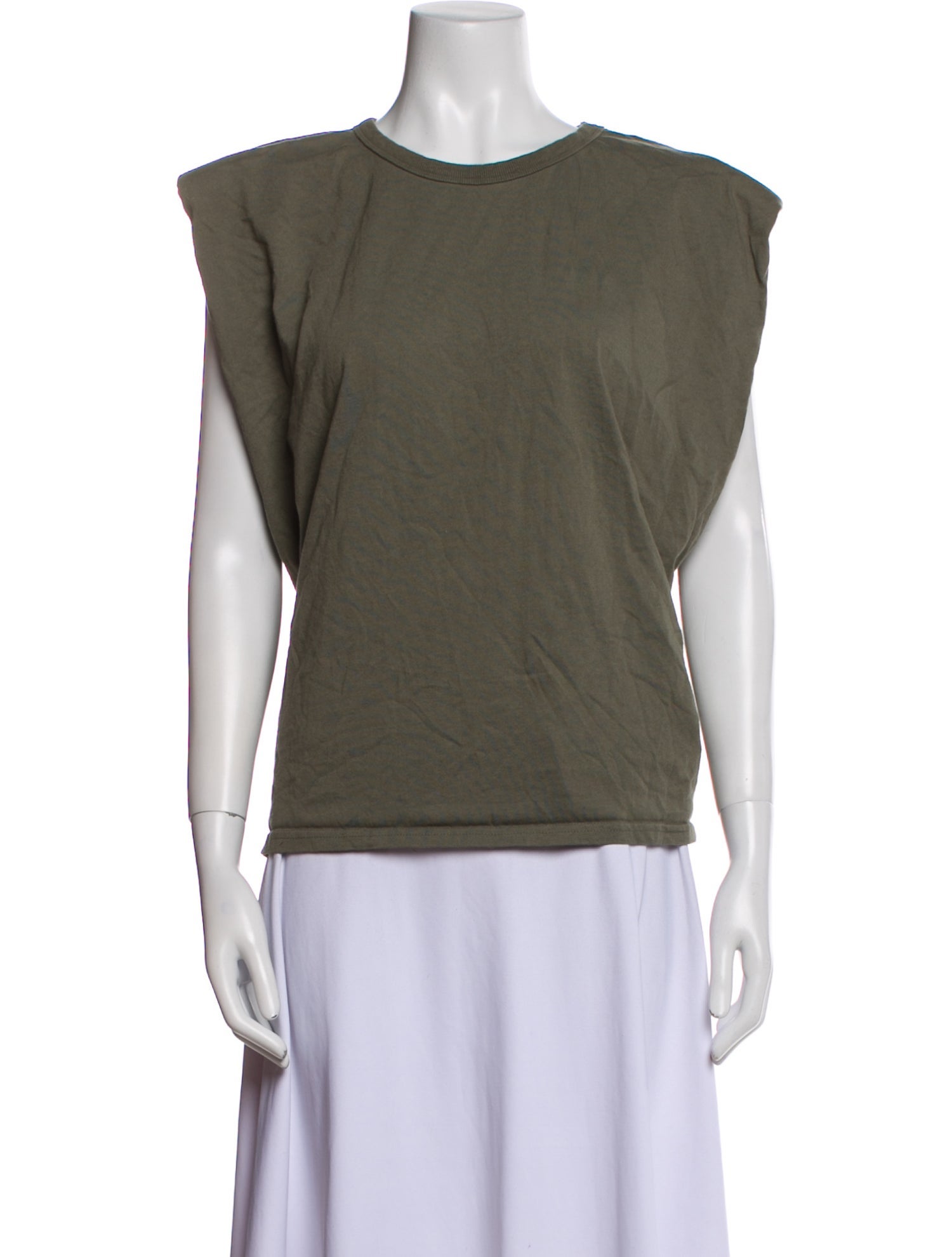 The Frankie Shop Crew Neck Short Sleeve Top