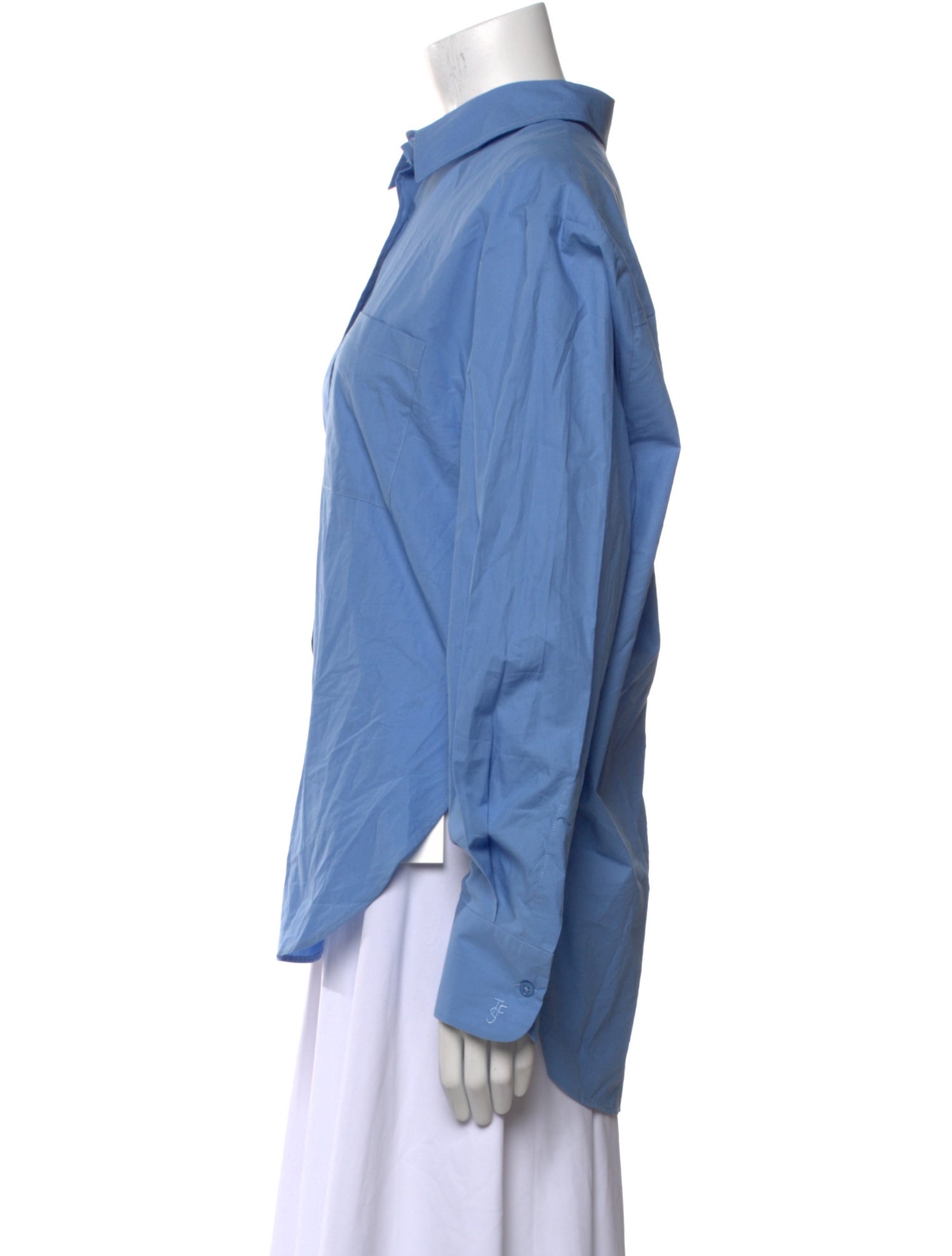 The Frankie Shop Long Sleeve Button-Up Top