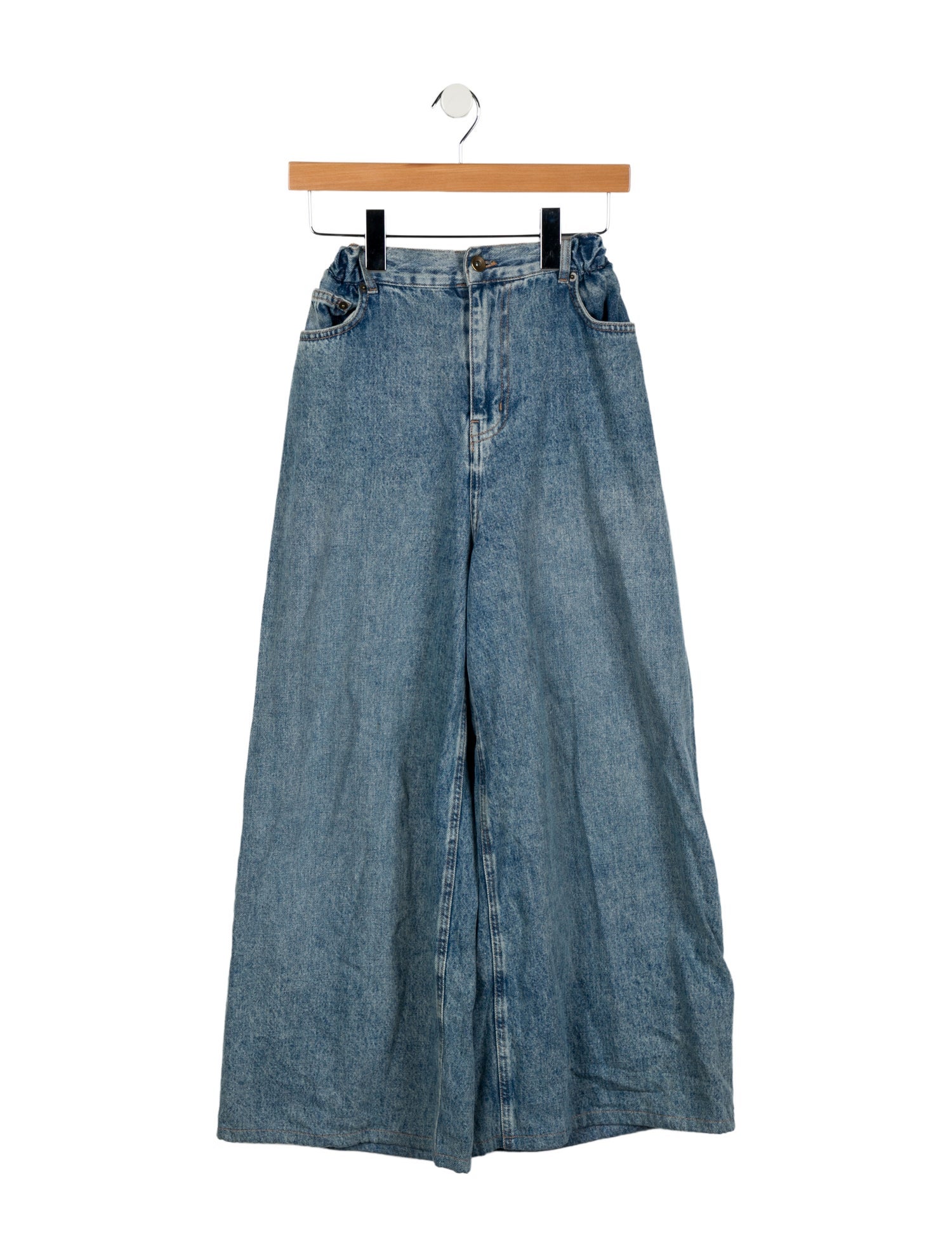 The Frankie Shop High-Rise Wide Leg Jeans