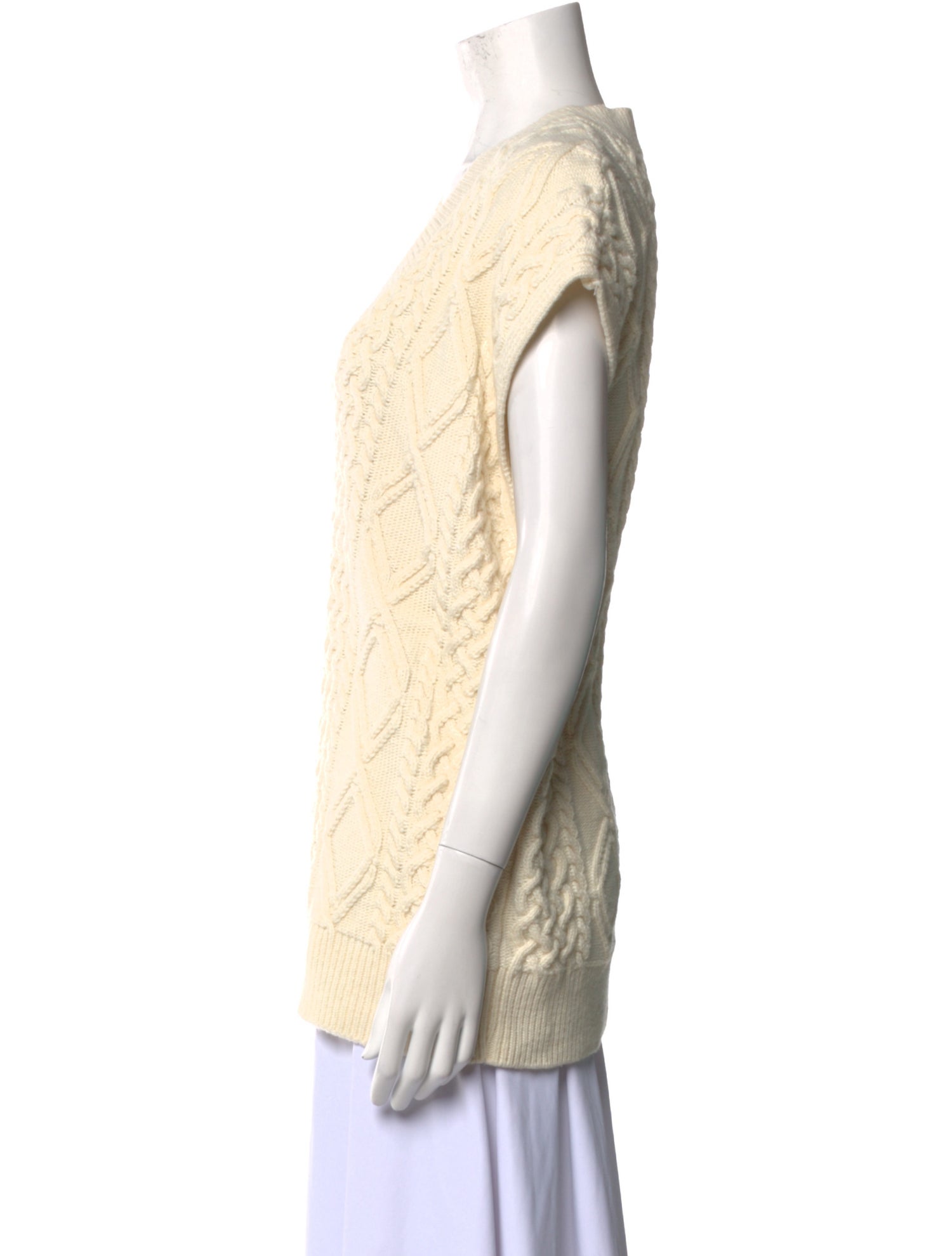 The Frankie Shop Wool V-Neck Sweater