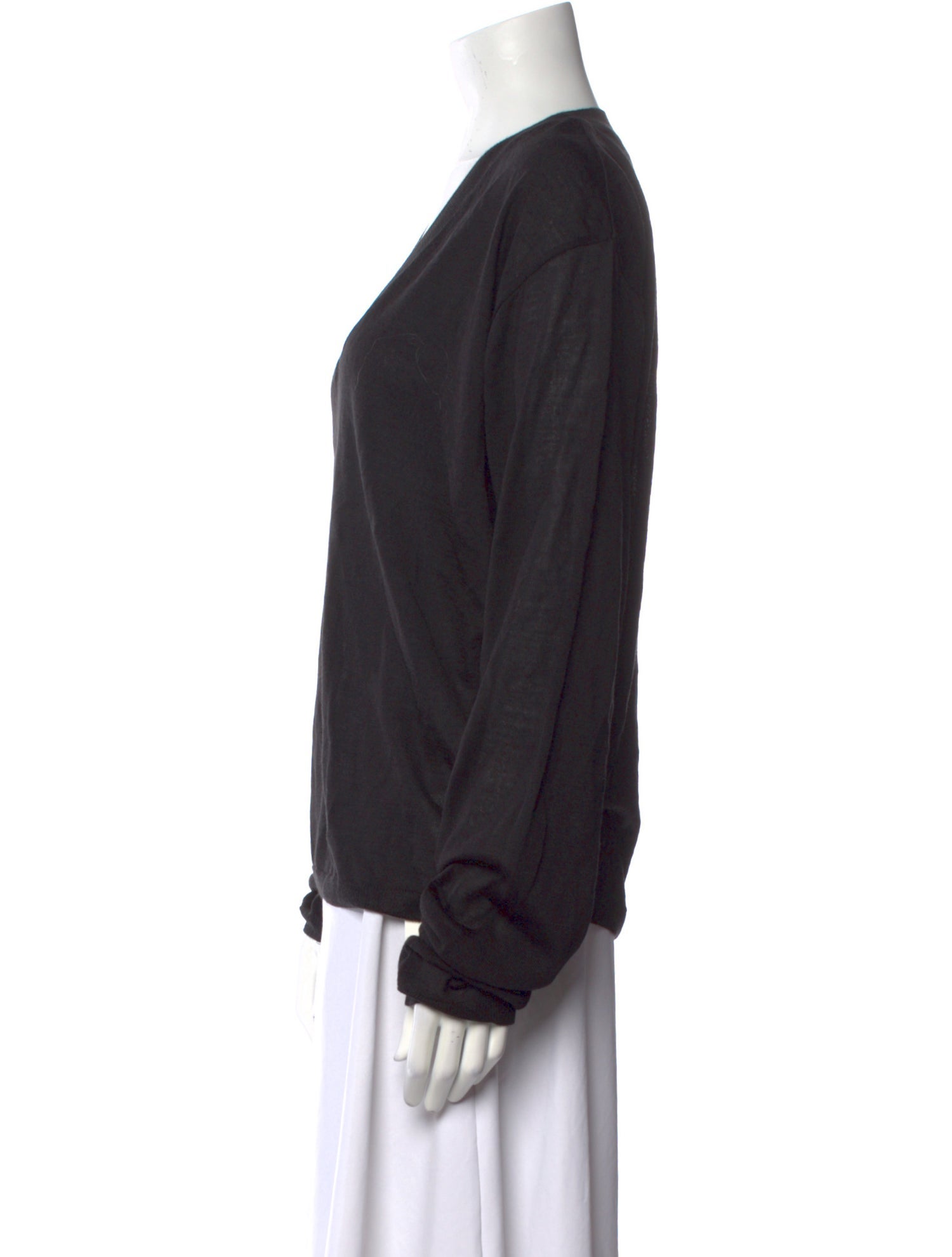 The Frankie Shop Wool V-Neck Sweater