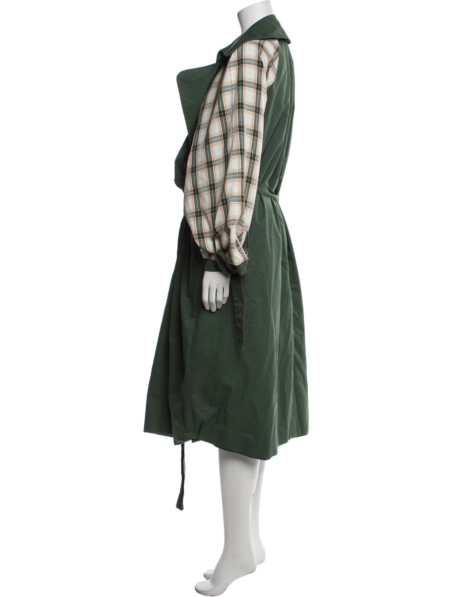 The Frankie Shop Plaid Print Coat