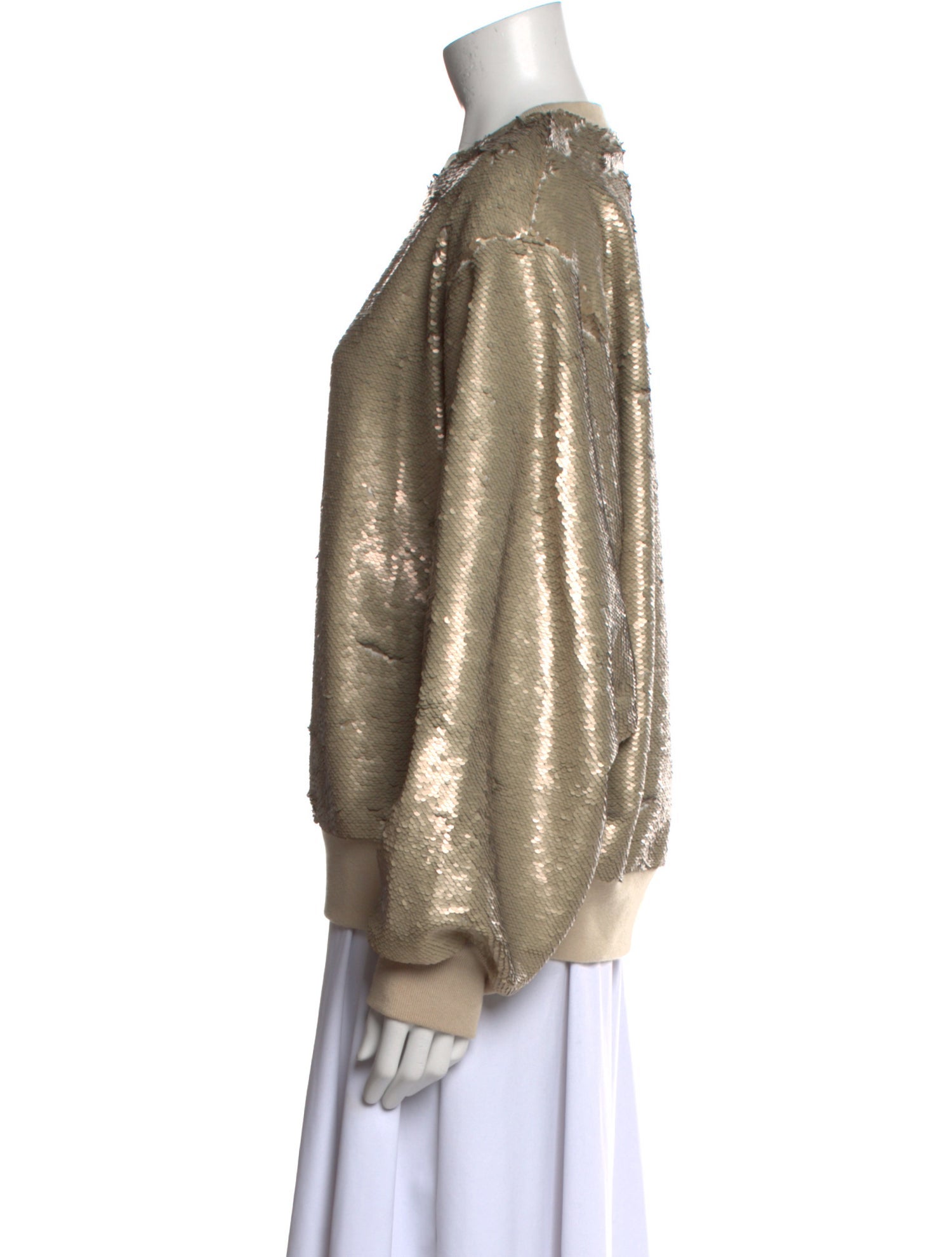 The Frankie Shop Crew Neck Long Sleeve Sweatshirt