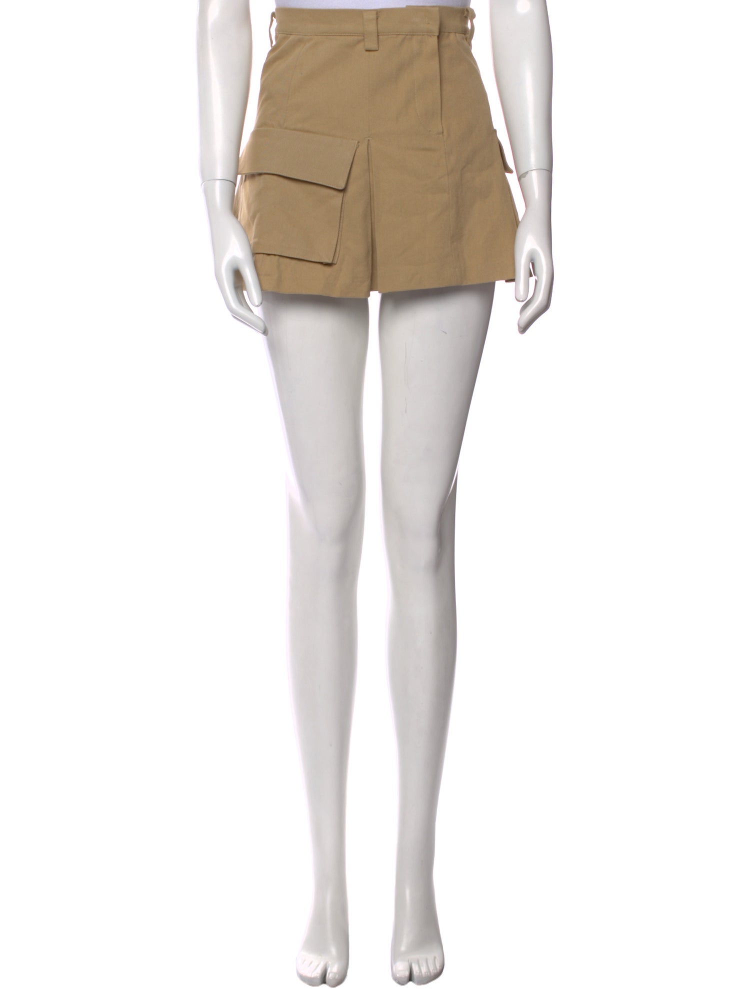 The Frankie Shop Pleated Accents Mini Skirt