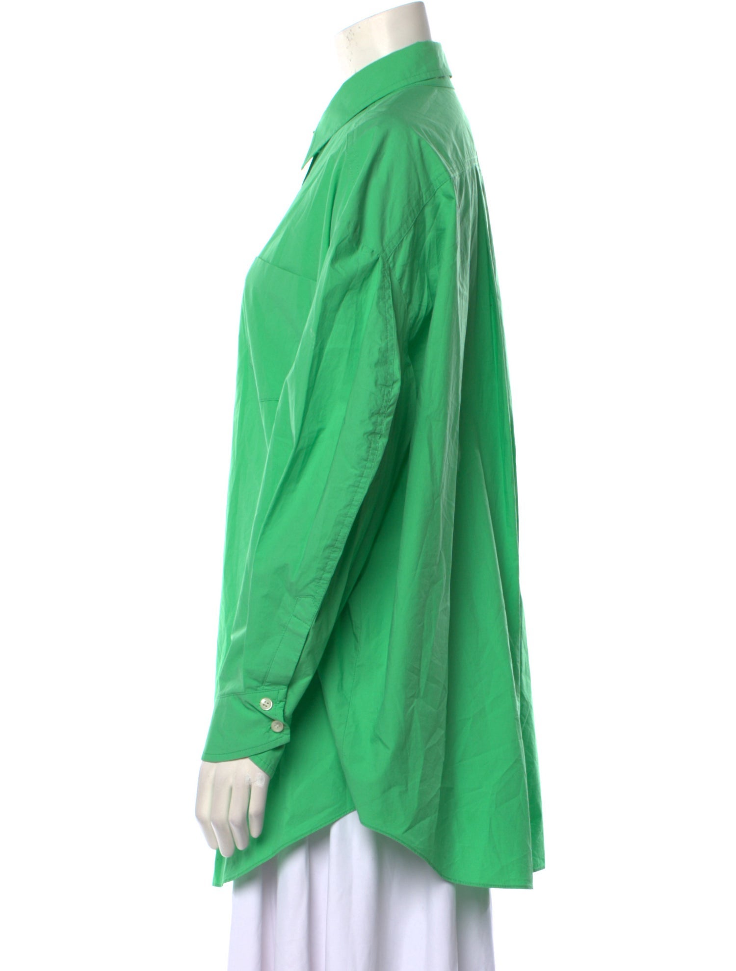 The Frankie Shop Long Sleeve Button-Up Top