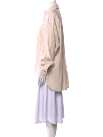 The Frankie Shop Long Sleeve Button-Up Top