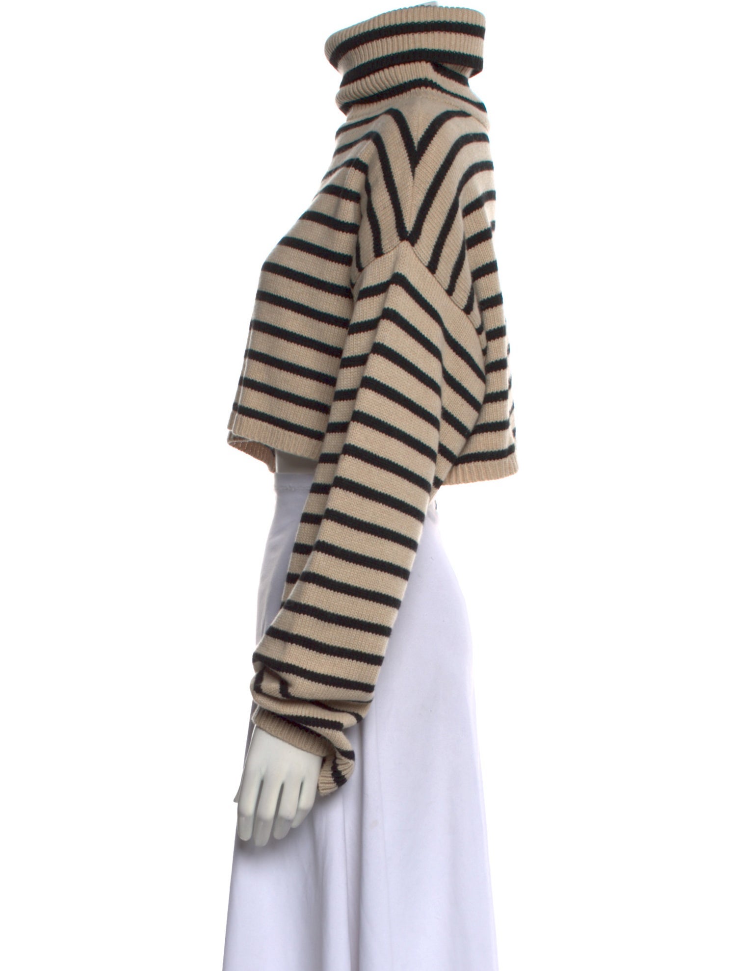 The Frankie Shop Striped Turtleneck Sweater