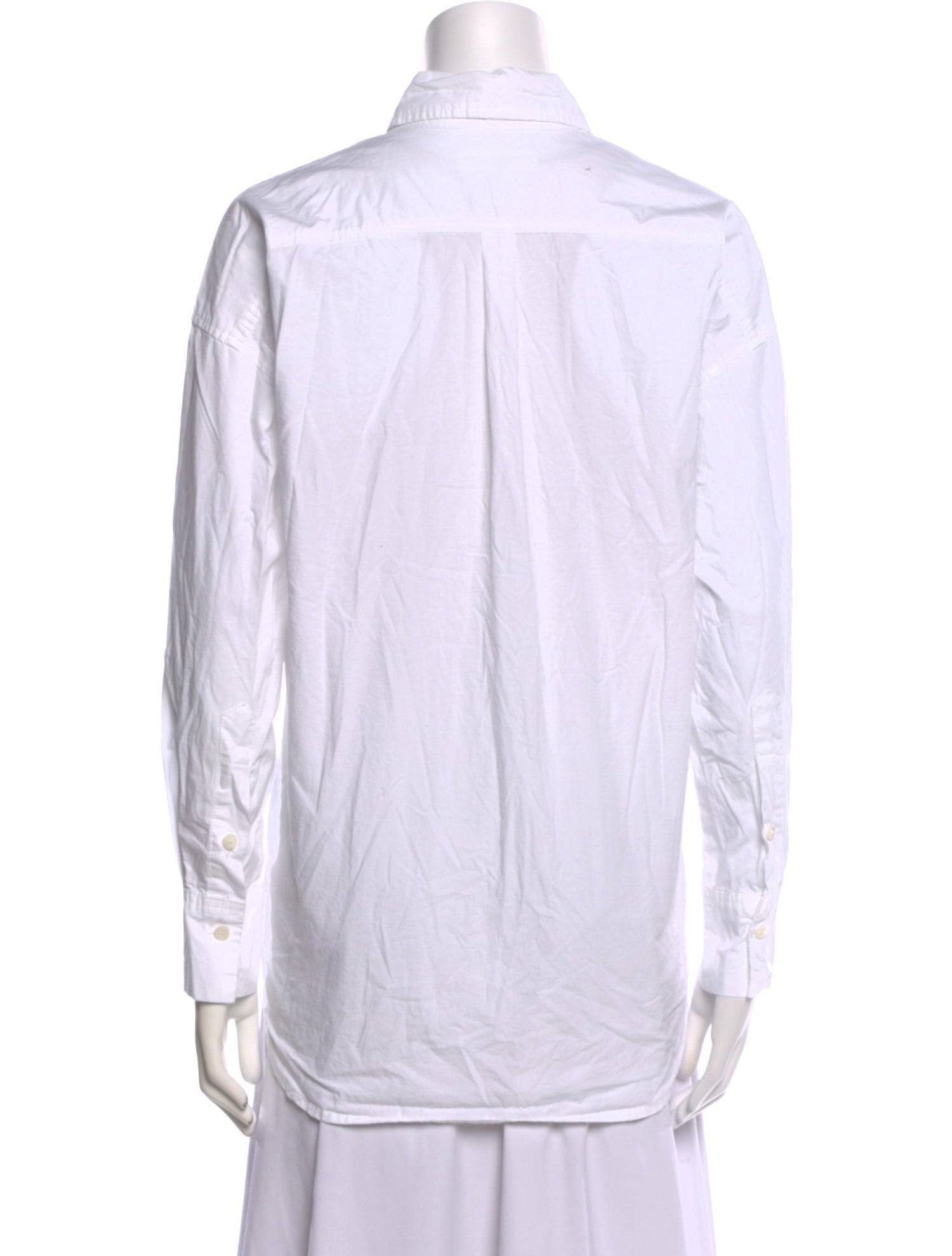 The Frankie Shop Long Sleeve Button-Up Top