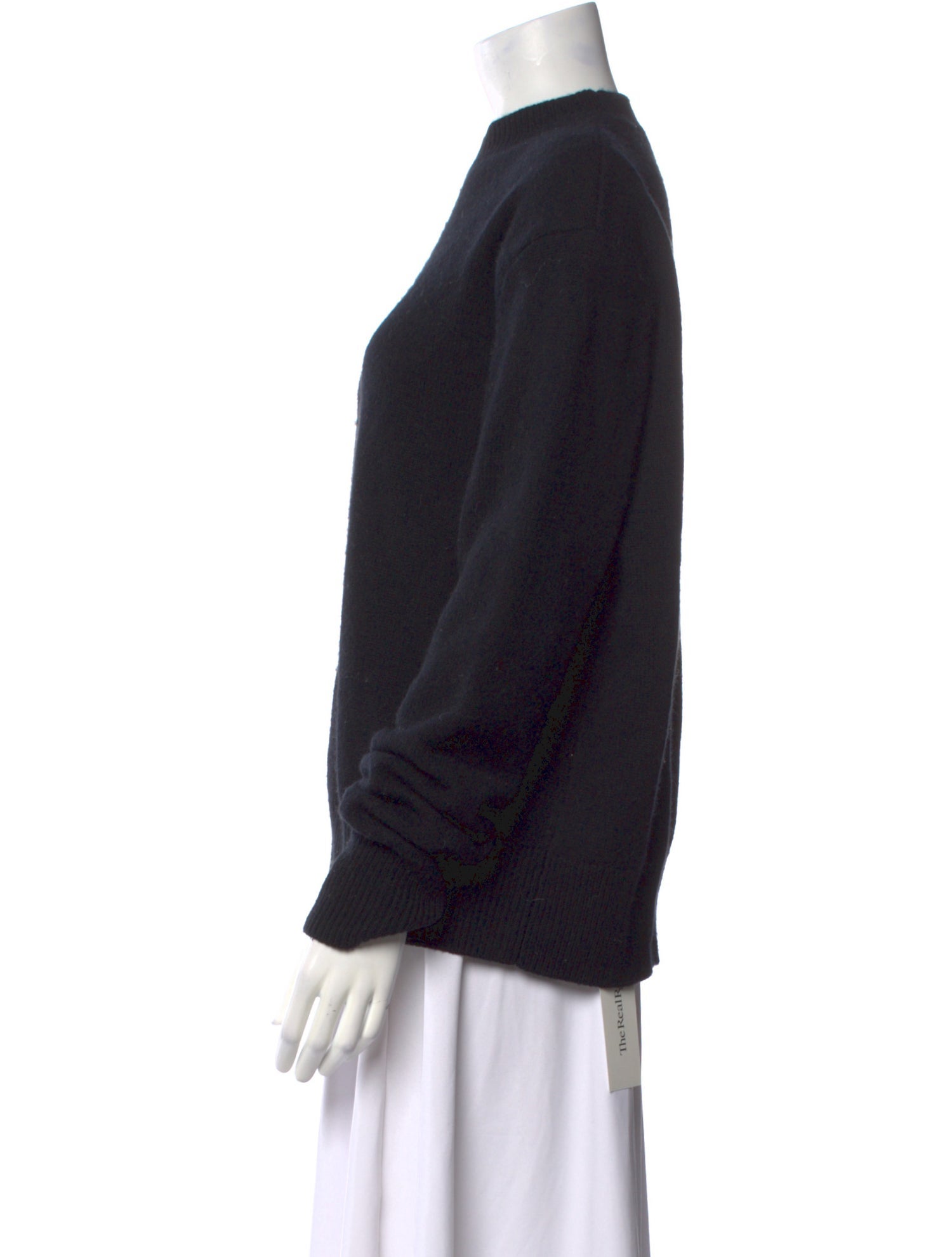 The Frankie Shop Merino Wool Mock Neck Sweater