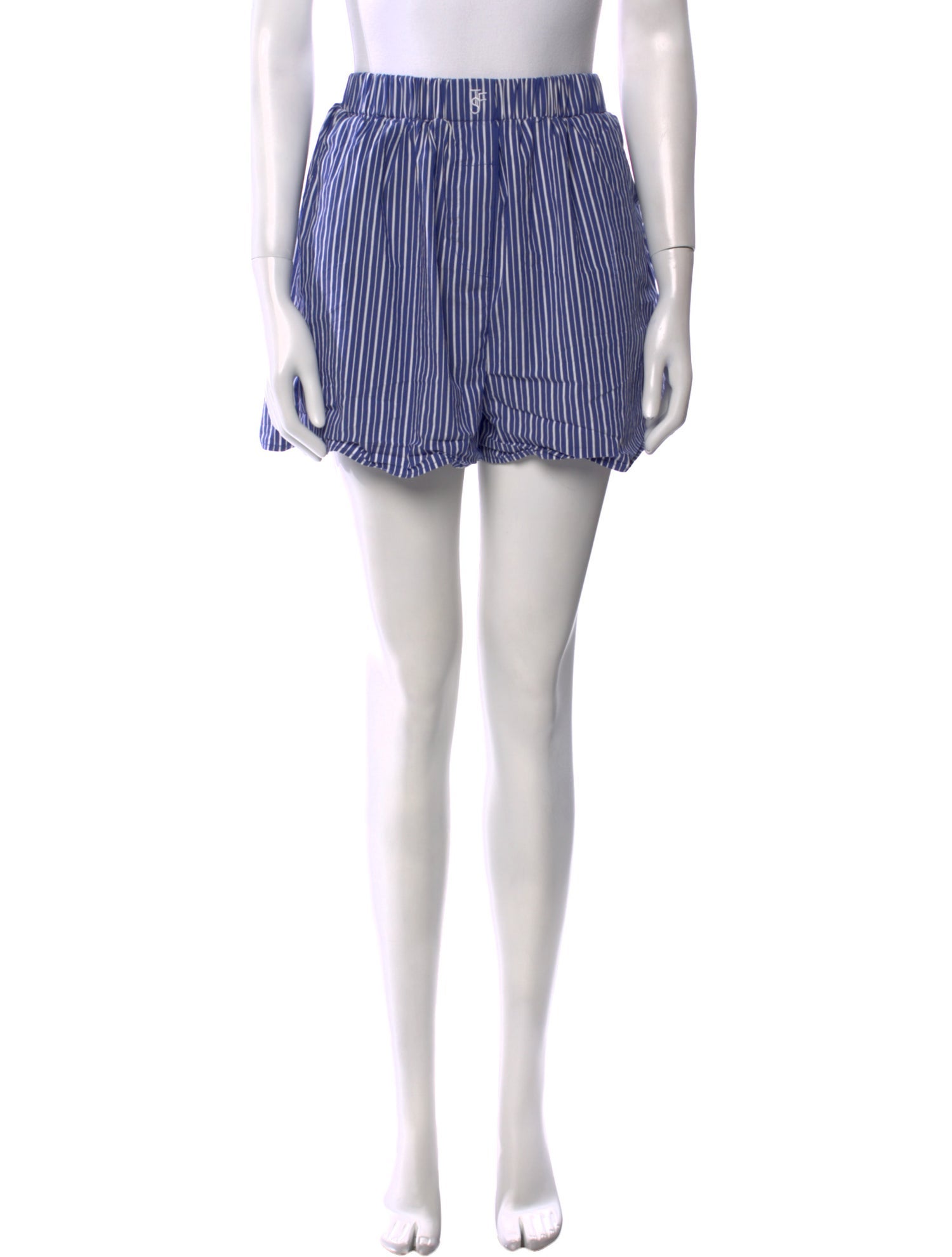 The Frankie Shop Striped Mini Shorts