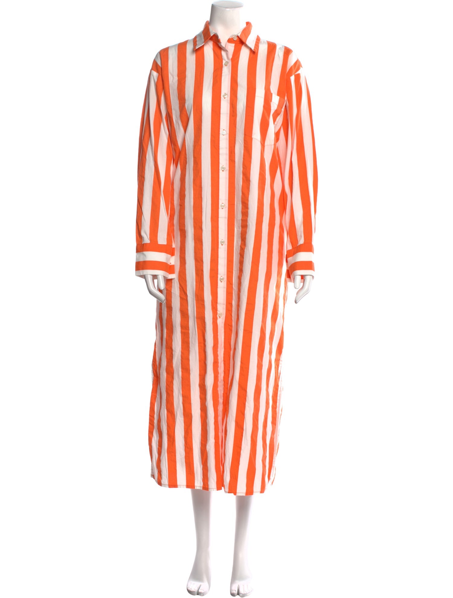 The Frankie Shop Striped Long Dress