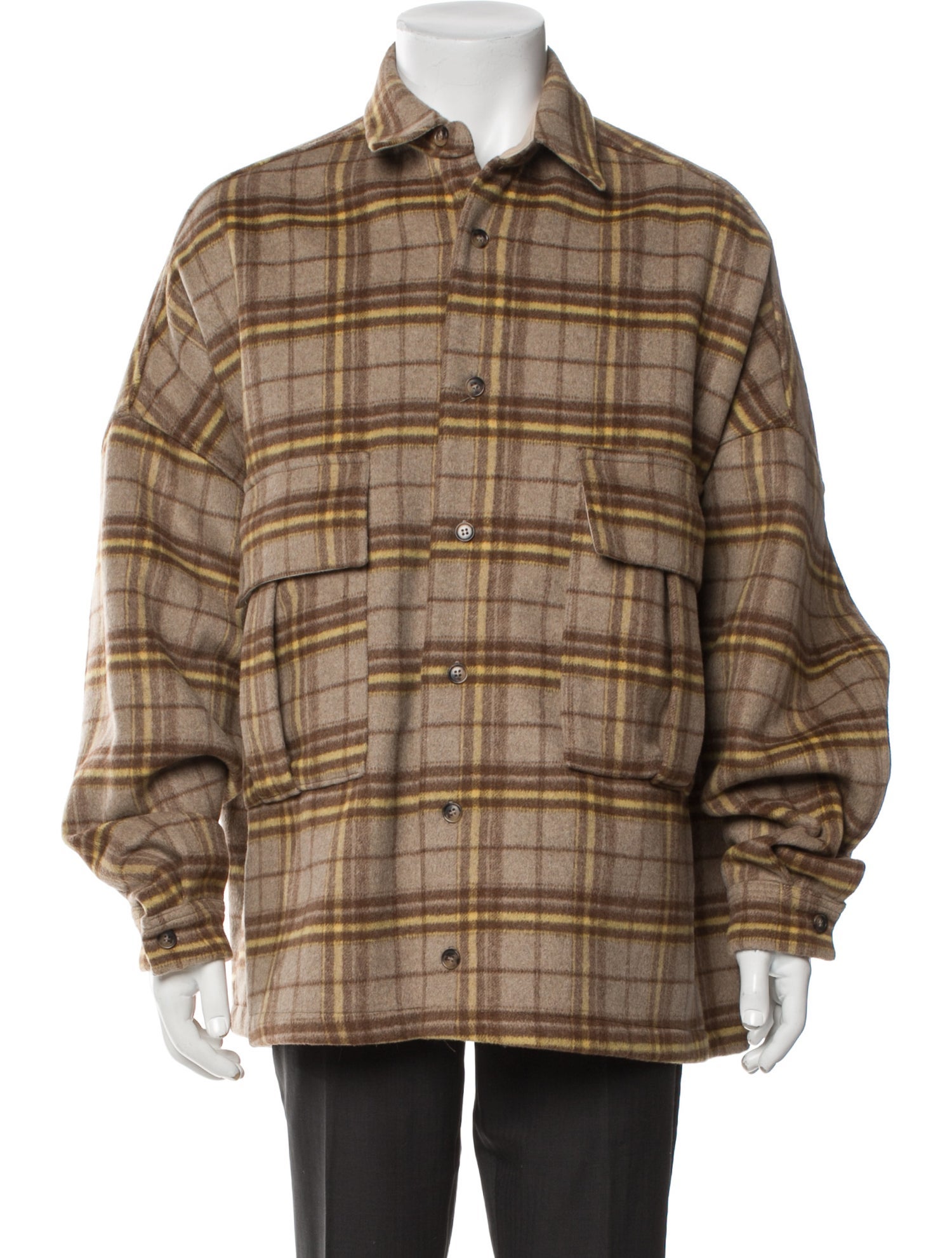 The Frankie Shop Plaid Print Jacket