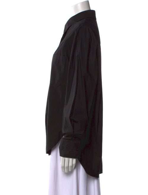 The Frankie Shop Long Sleeve Button-Up Top