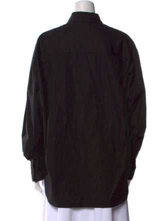 The Frankie Shop Long Sleeve Button-Up Top