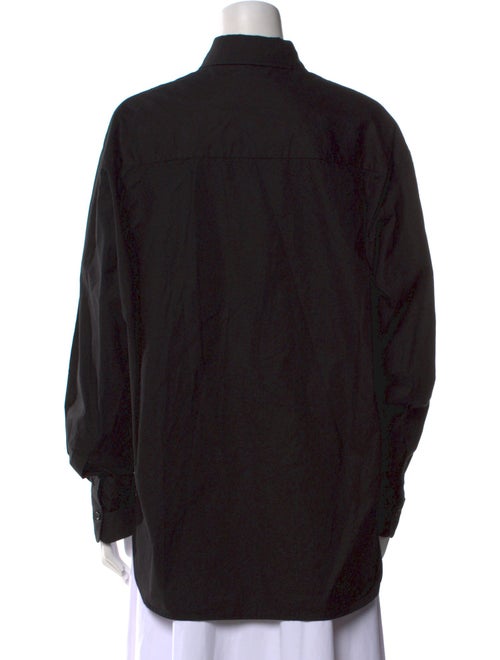 The Frankie Shop Long Sleeve Button-Up Top