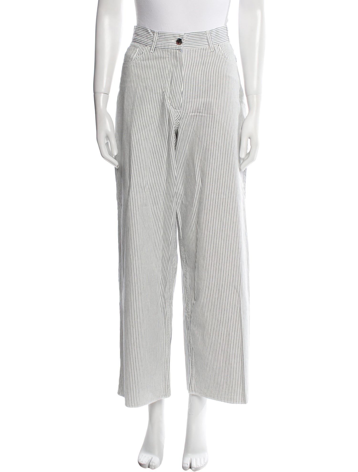 The Frankie Shop Striped Wide Leg Pants