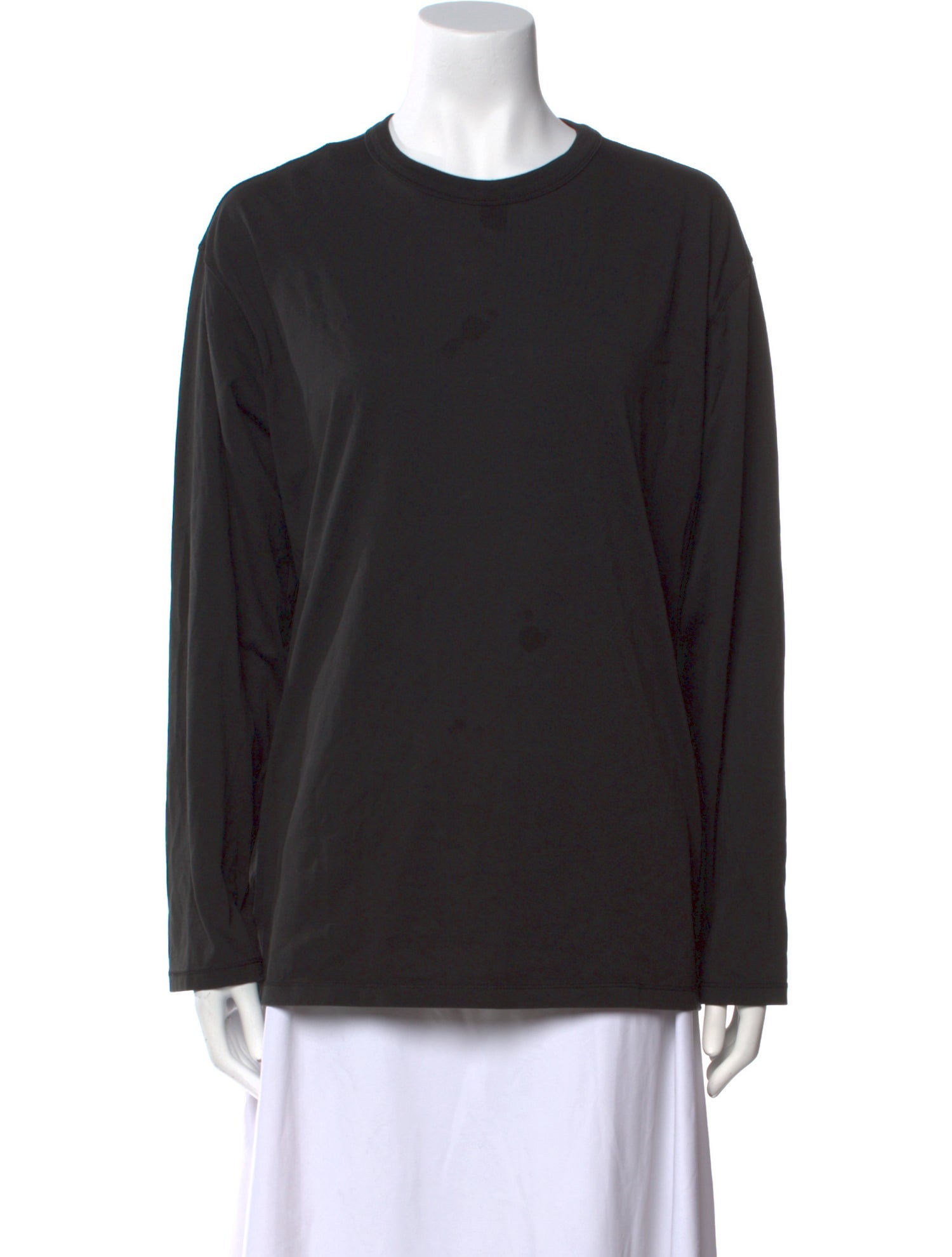 The Frankie Shop Crew Neck Long Sleeve Sweatshirt