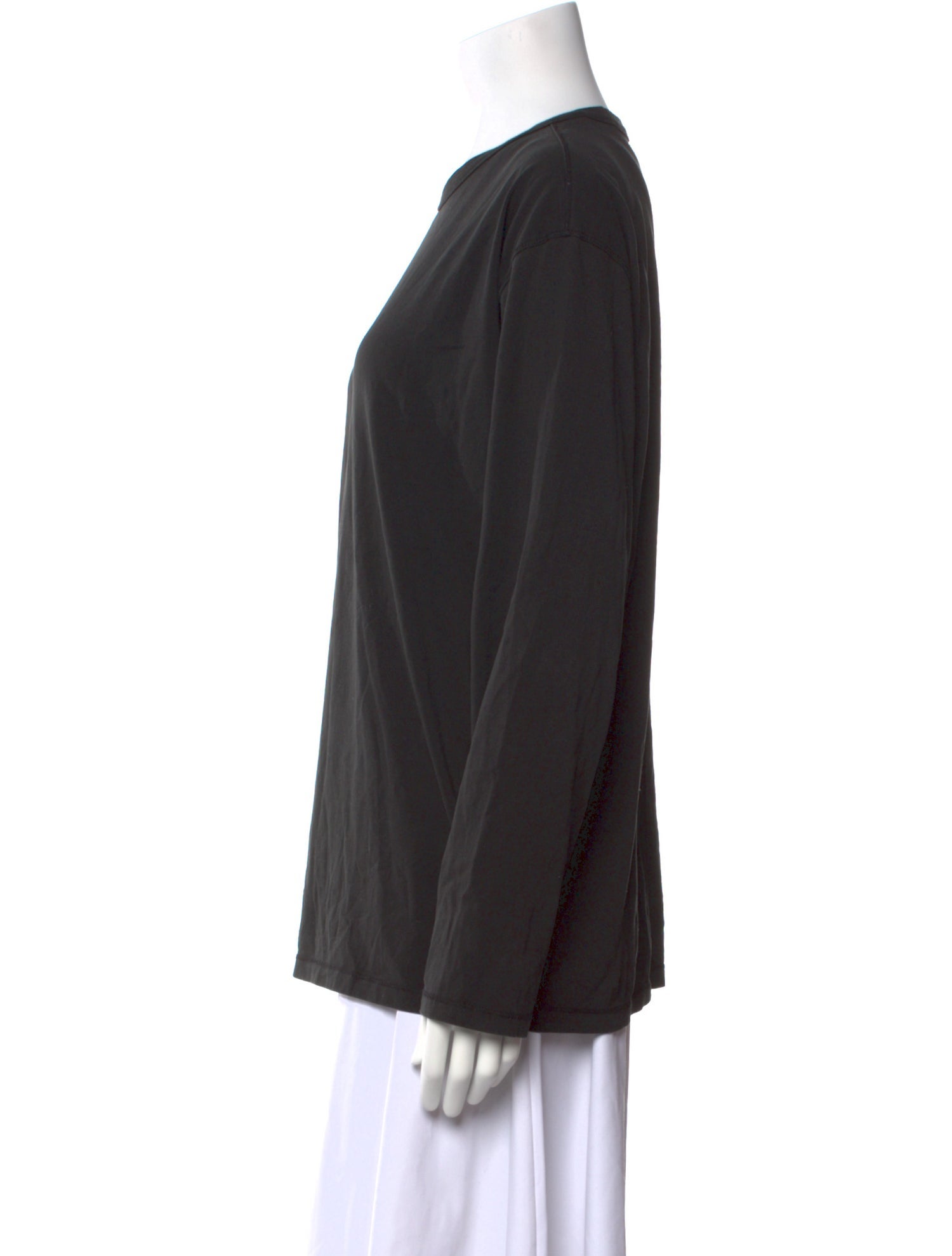 The Frankie Shop Crew Neck Long Sleeve Sweatshirt