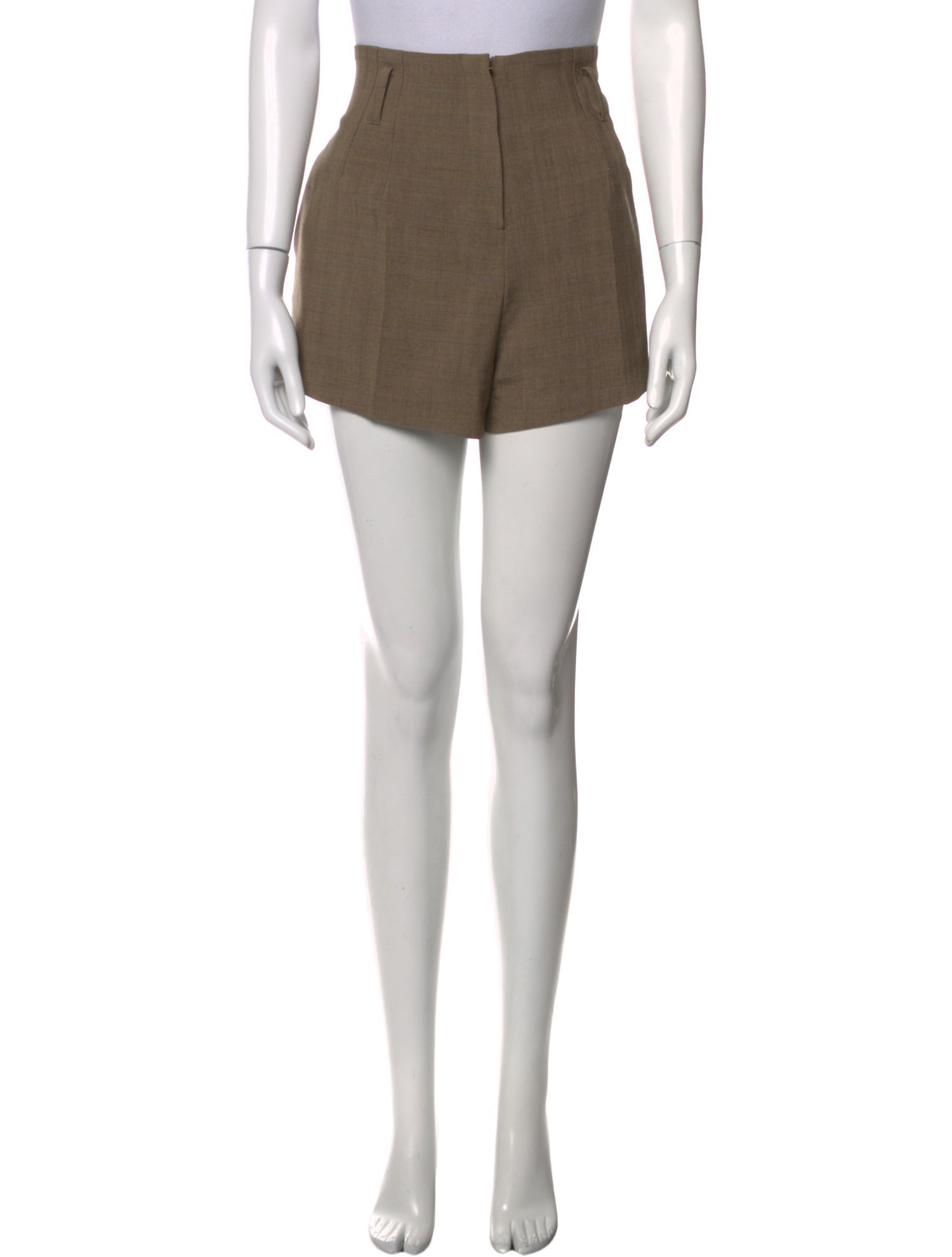 The Frankie Shop Pleated Accents Mini Skirt