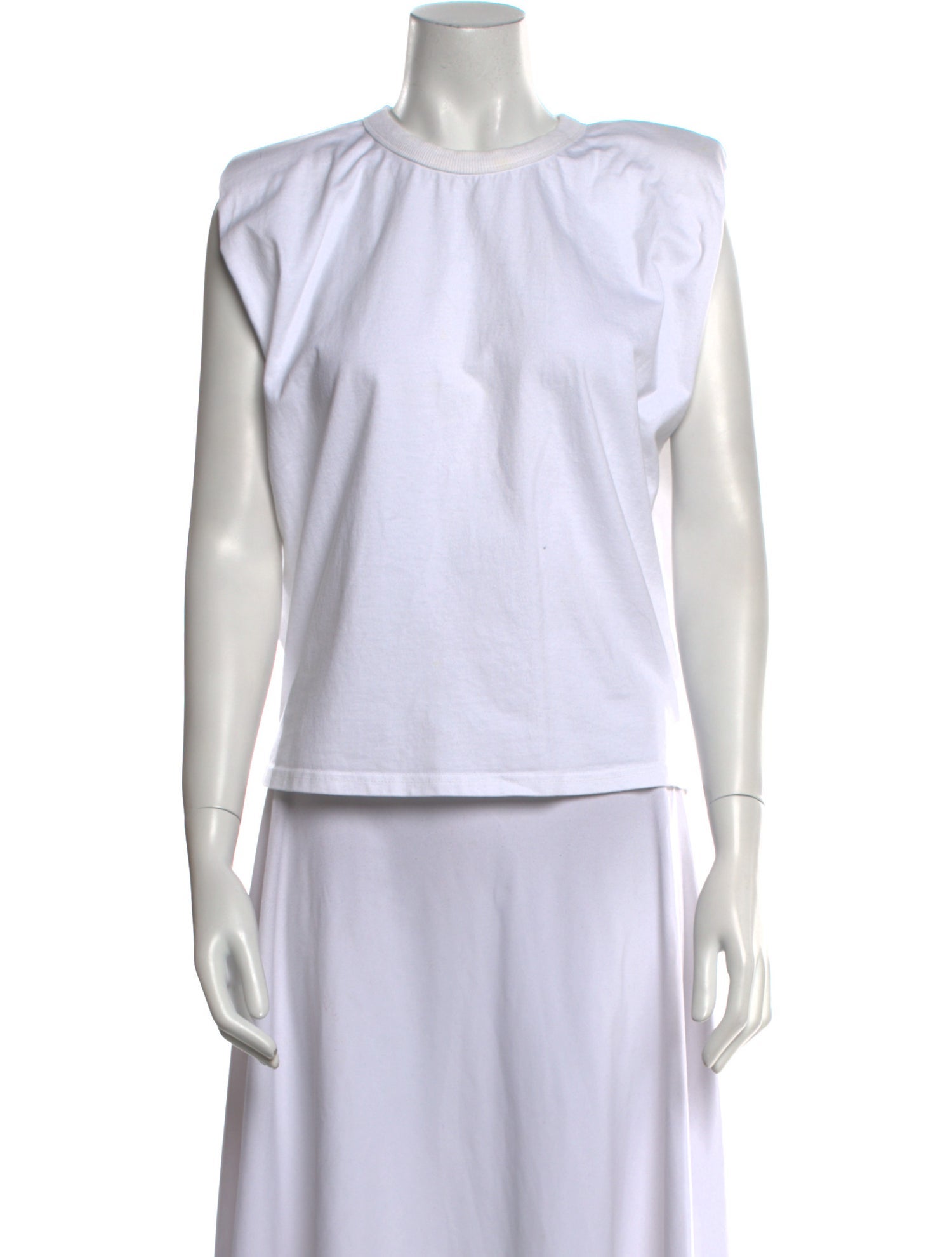 The Frankie Shop Bateau Neckline Sleeveless Top