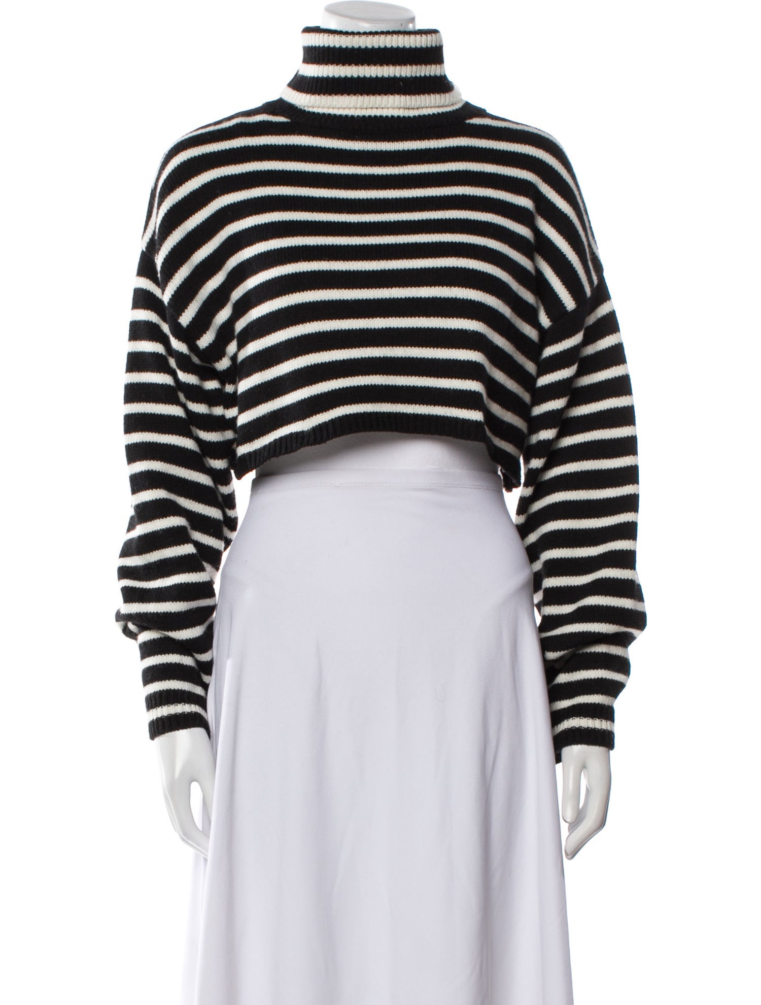 The Frankie Shop Striped Turtleneck Sweater