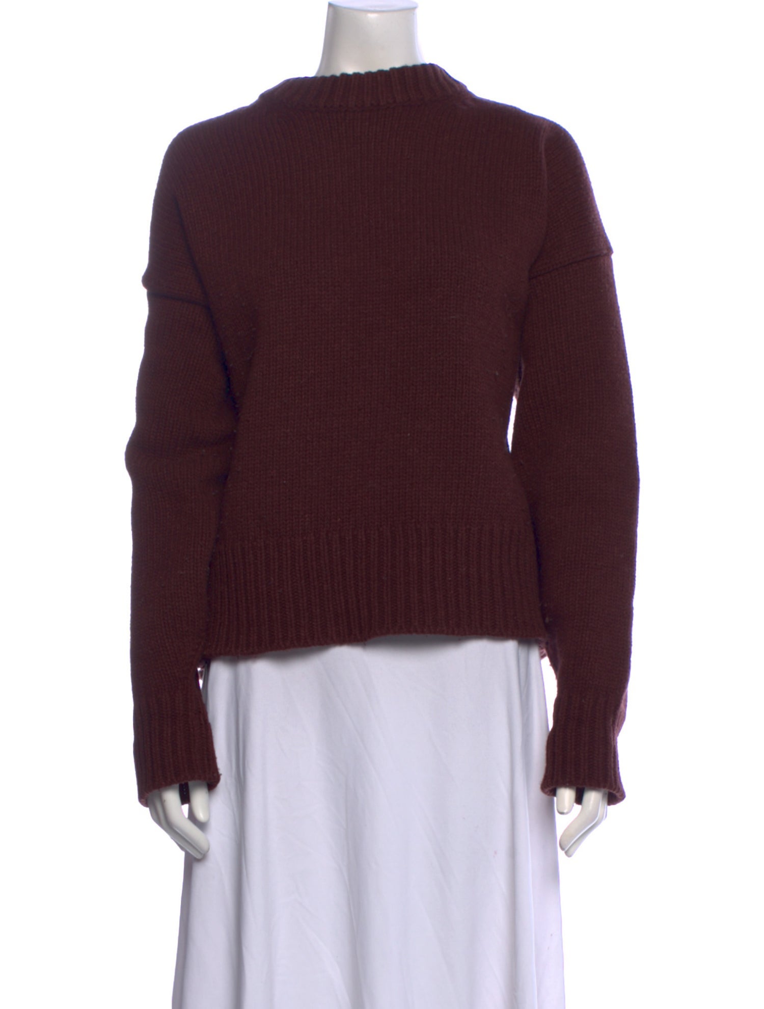 The Frankie Shop Wool Mock Neck Sweater