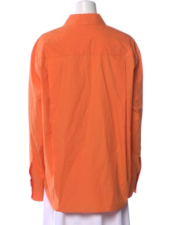 The Frankie Shop Long Sleeve Button-Up Top