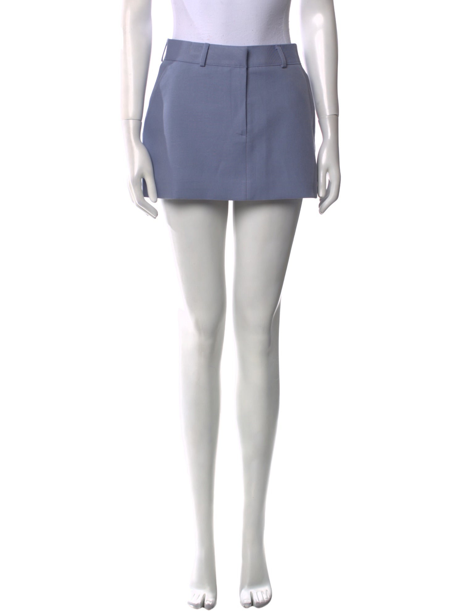 The Frankie Shop Pleated Accents Mini Skirt