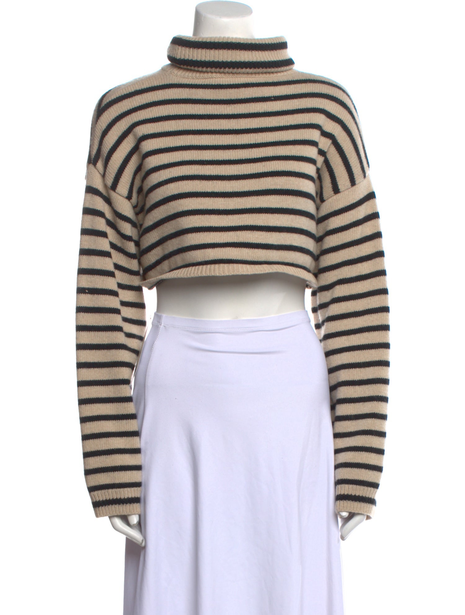 The Frankie Shop Striped Turtleneck Sweater