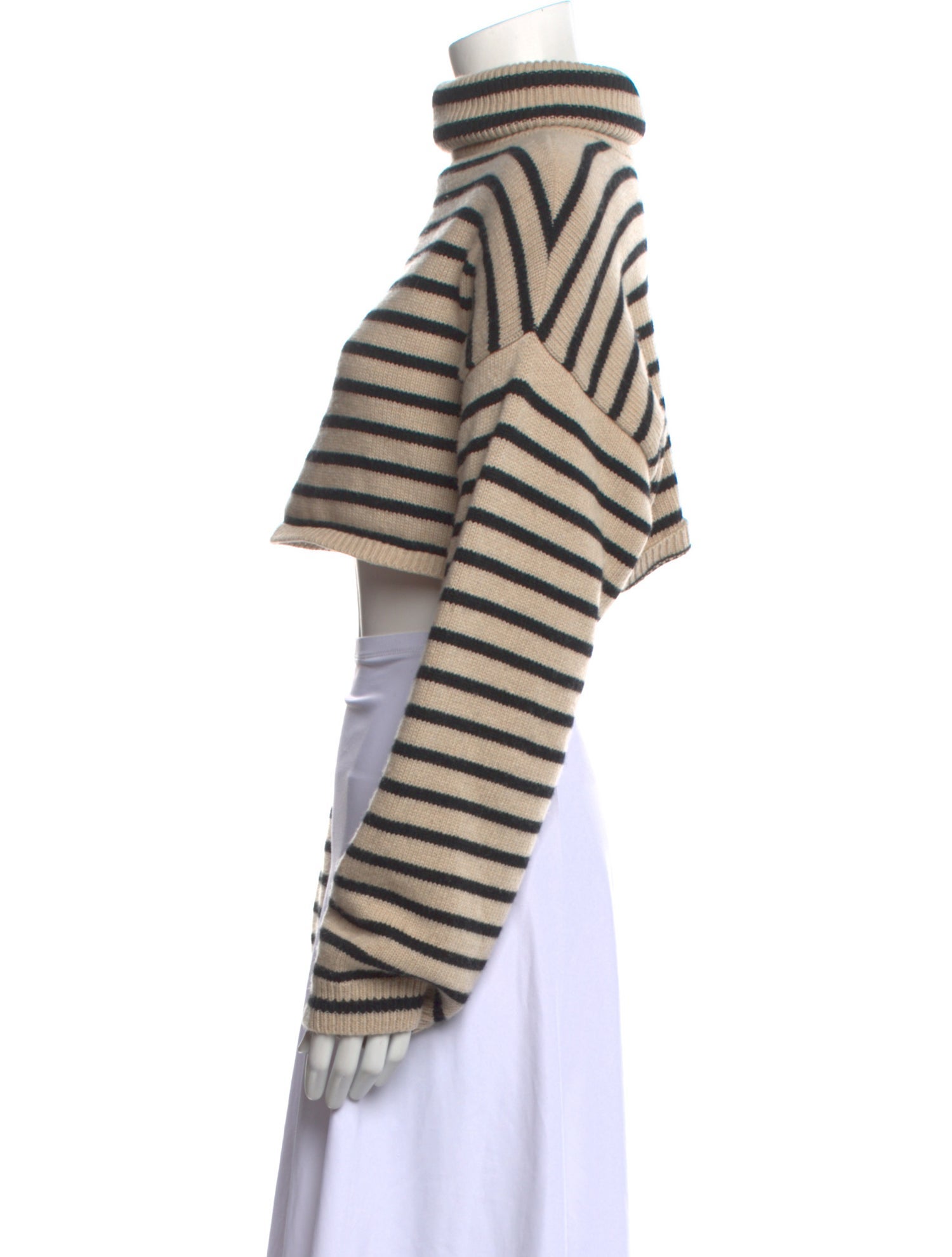 The Frankie Shop Striped Turtleneck Sweater