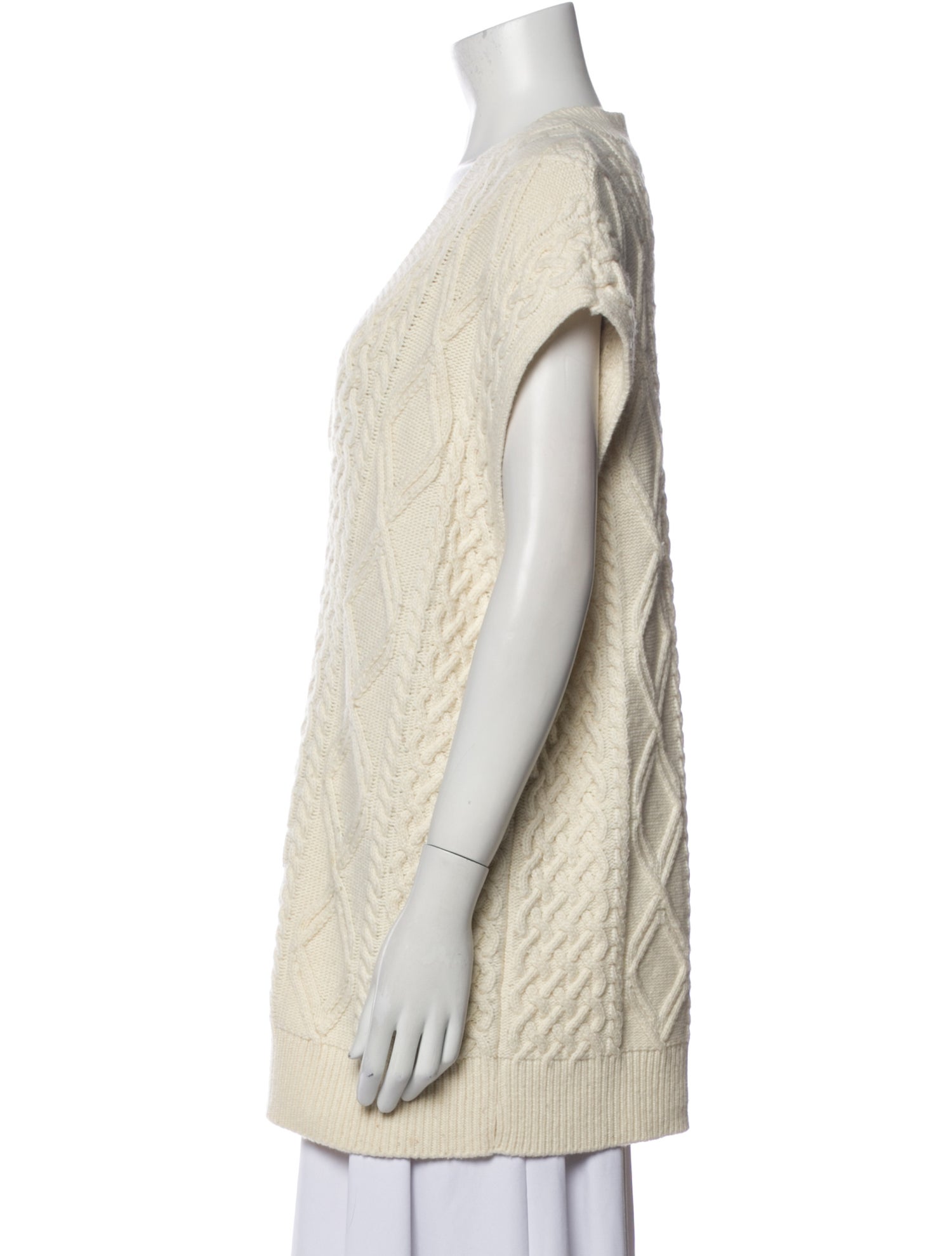 The Frankie Shop Wool V-Neck Sweater