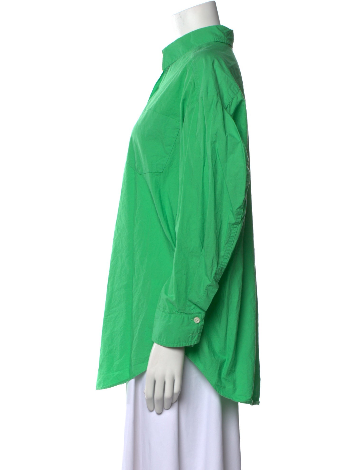 The Frankie Shop Long Sleeve Button-Up Top