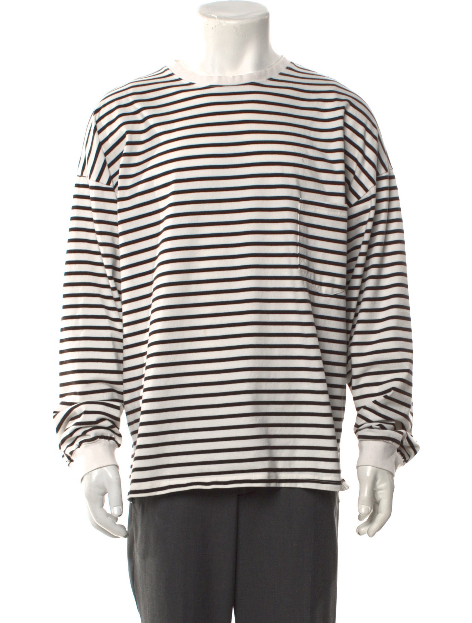 The Frankie Shop Striped Crew Neck T-Shirt