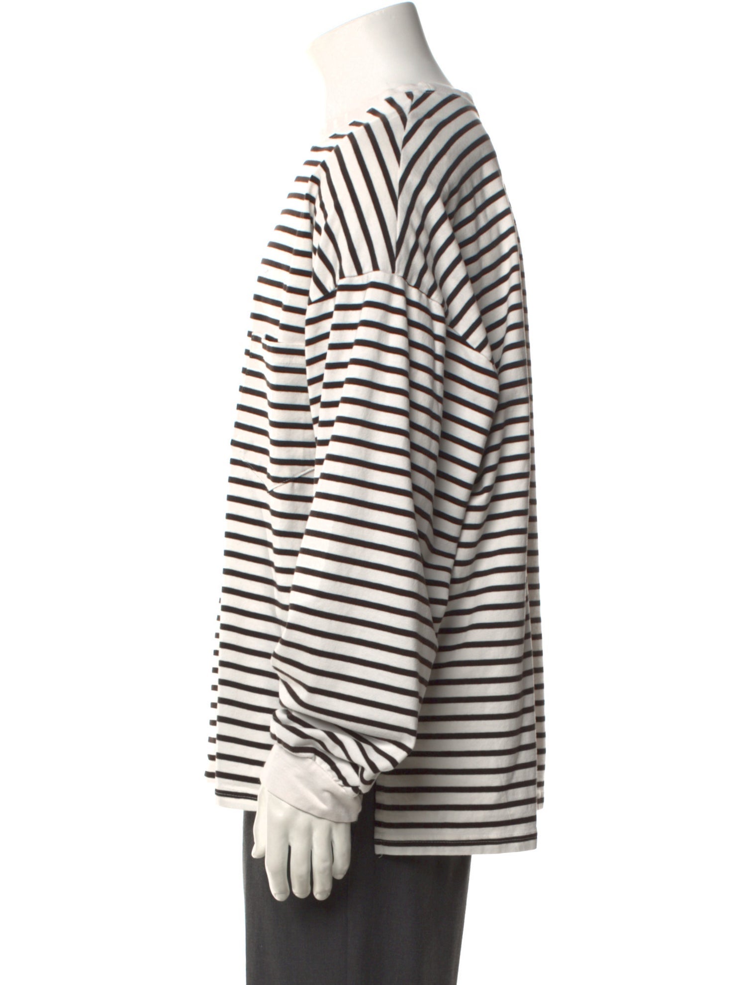 The Frankie Shop Striped Crew Neck T-Shirt