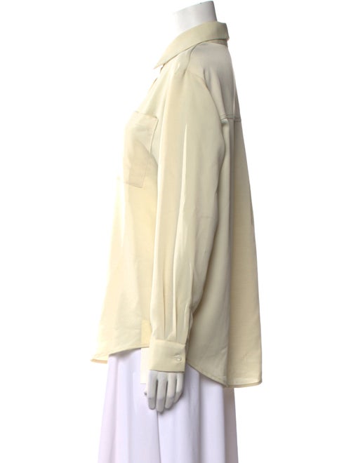 The Frankie Shop Long Sleeve Button-Up Top